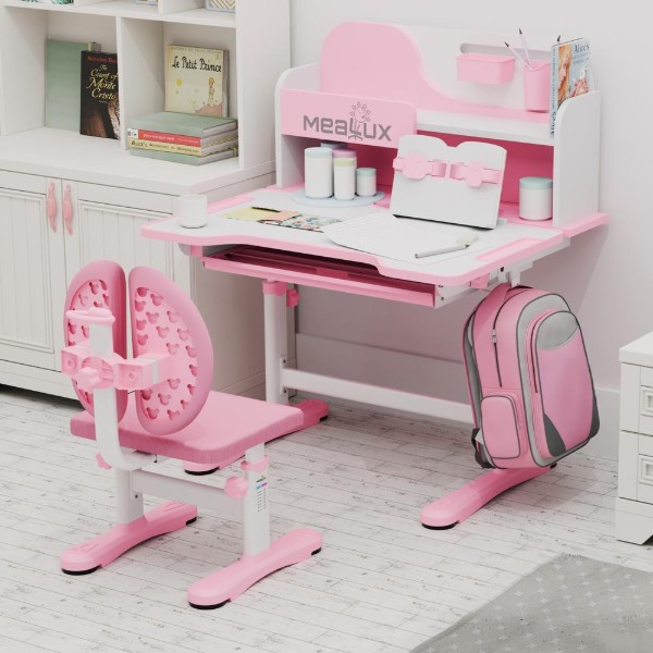 Фото - Комплект мебели школьный Mealux Wave Pink (BD-31 PN)